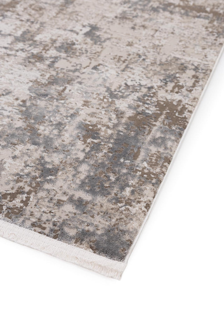 Χαλί Hermes της Royal Carpet σε εκρού, σε κοντινή λεπτομέρεια, με προσεγμένο σχέδιο της σειράς και εμφανή υφή επιφάνειας.