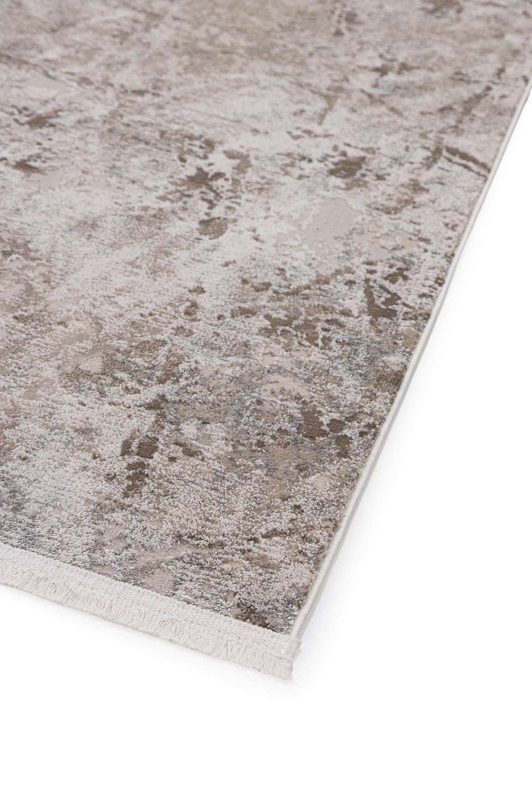 Χαλί Hermes της Royal Carpet σε εκρού, σε κοντινή λεπτομέρεια, με προσεγμένο σχέδιο της σειράς και εμφανή υφή επιφάνειας.