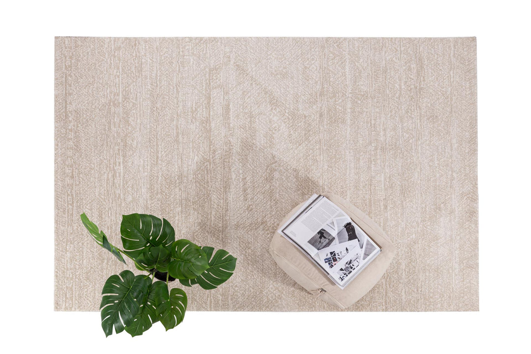 Μοντέρνο Χαλί Κρεμ Πολυεστερικό Solid Royal Carpet 0.70X1.40 (1391)