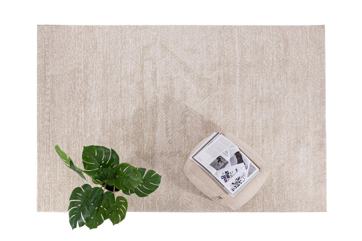 Μοντέρνο Χαλί Κρεμ Πολυεστερικό Solid Royal Carpet 0.70X1.40 (1391)