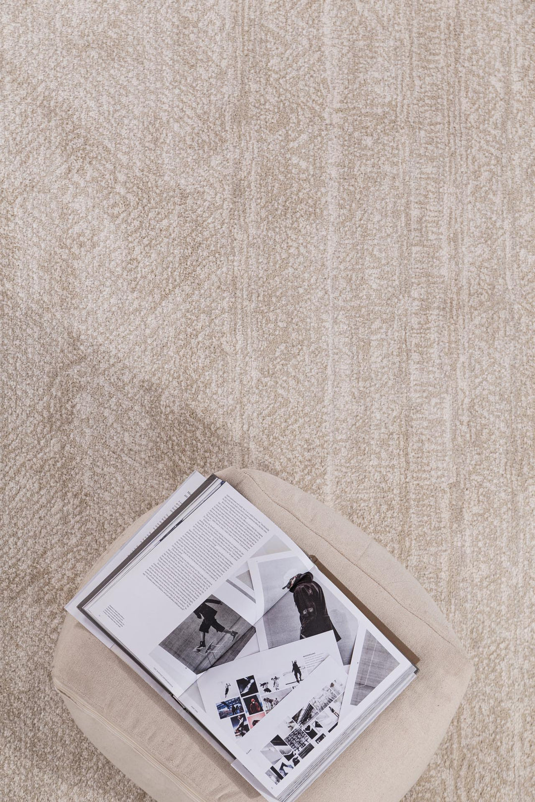 Μοντέρνο Χαλί Κρεμ Πολυεστερικό Solid Royal Carpet 0.70X1.40 (1391)