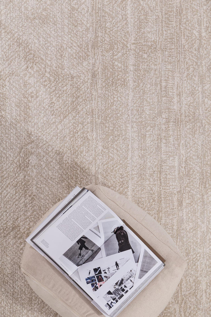 Μοντέρνο Χαλί Κρεμ Πολυεστερικό Solid Royal Carpet 0.70X1.40 (1391)