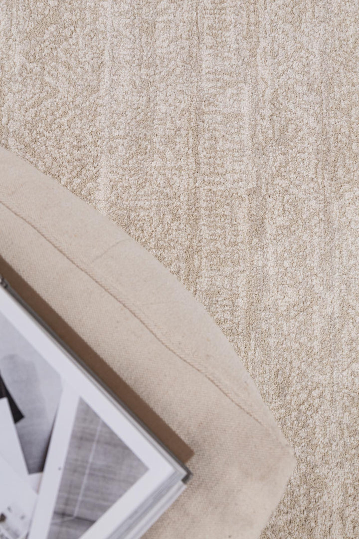 Μοντέρνο Χαλί Κρεμ Πολυεστερικό Solid Royal Carpet 0.70X1.40 (1391)