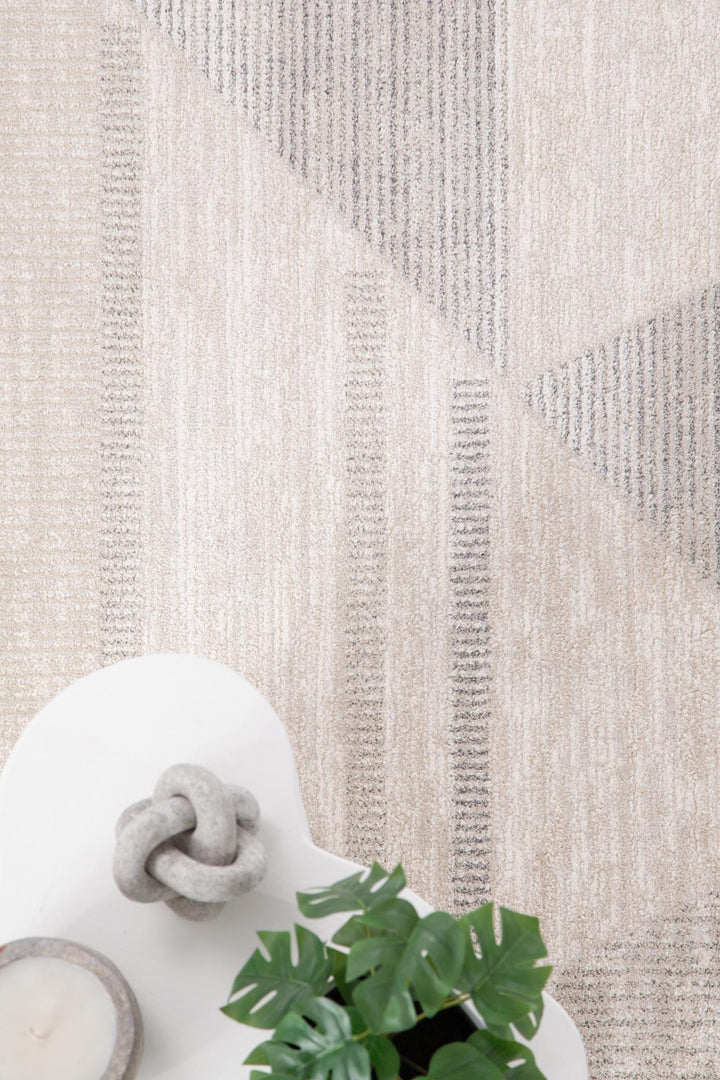 Μοντέρνο Χαλί Κρεμ Πολυεστερικό Solid Royal Carpet 1.60X2.30 (1409)