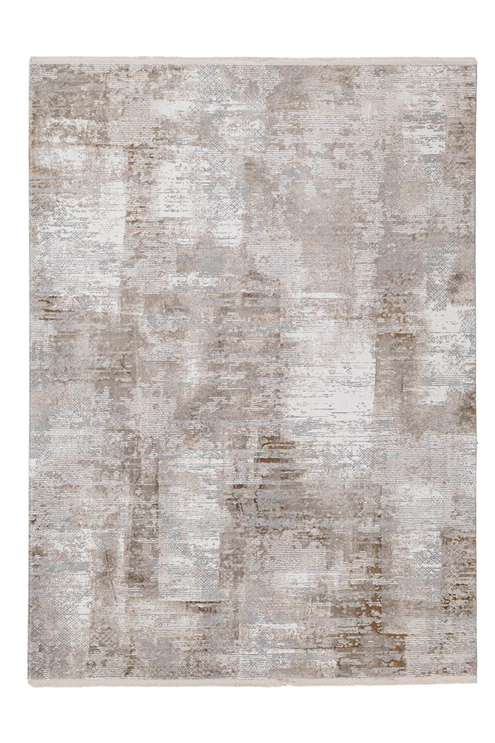 Χαλί Infinity της Royal Carpet σε εκρού, σε ολόκληρη όψη, με προσεγμένο σχέδιο της σειράς και εμφανή υφή επιφάνειας.