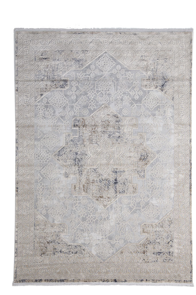 Vintage Χαλί Γκρι-Μπεζ Πολυεστερικό Allure Royal Carpet 2.00X2.90 (17519)