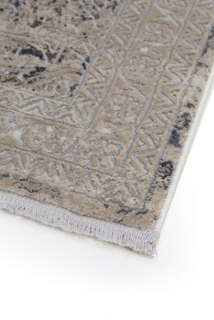 Vintage Χαλί Γκρι-Μπεζ Πολυεστερικό Allure Royal Carpet 2.00X2.90 (17519)
