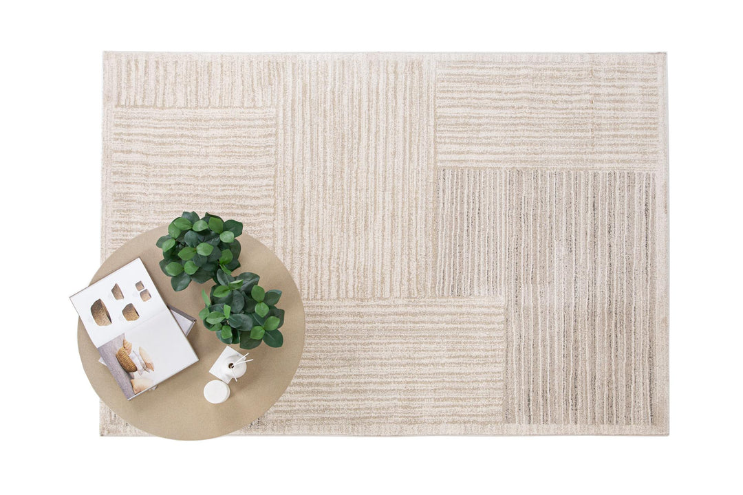 Μοντέρνο Χαλί Λευκό Πολυεστερικό Solid Royal Carpet 1.60X2.30 (1760)