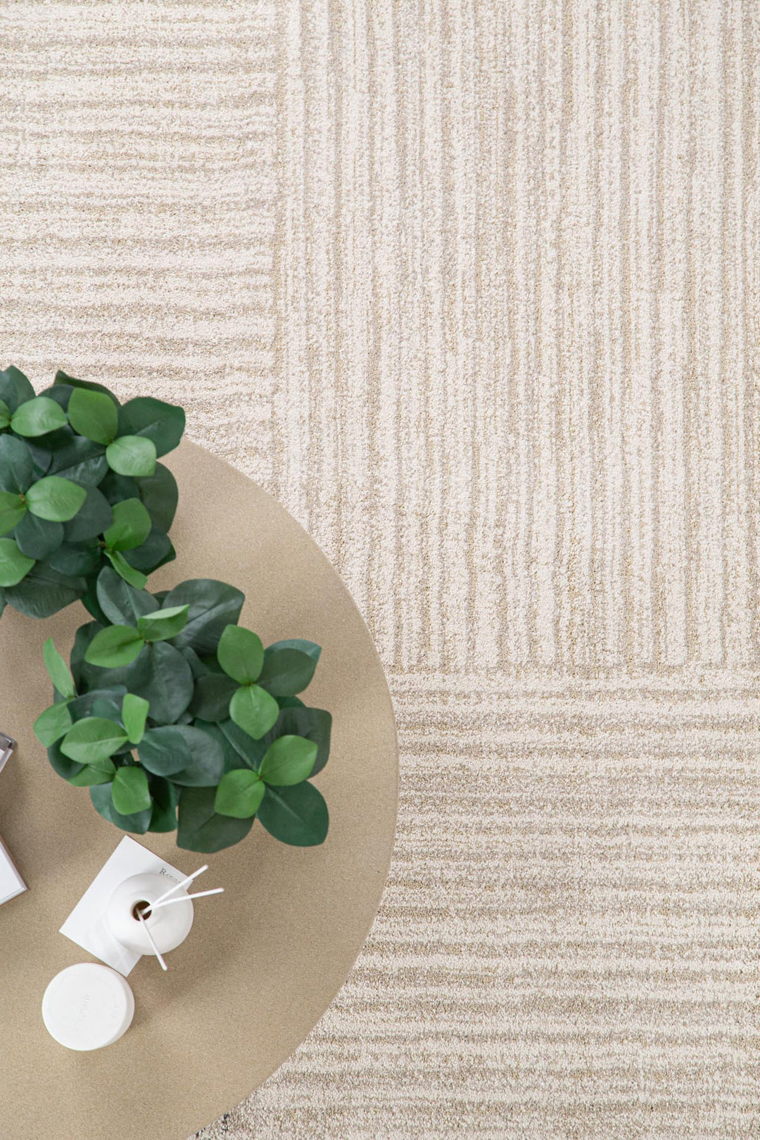 Μοντέρνο Χαλί Λευκό Πολυεστερικό Solid Royal Carpet 1.60X2.30 (1760)