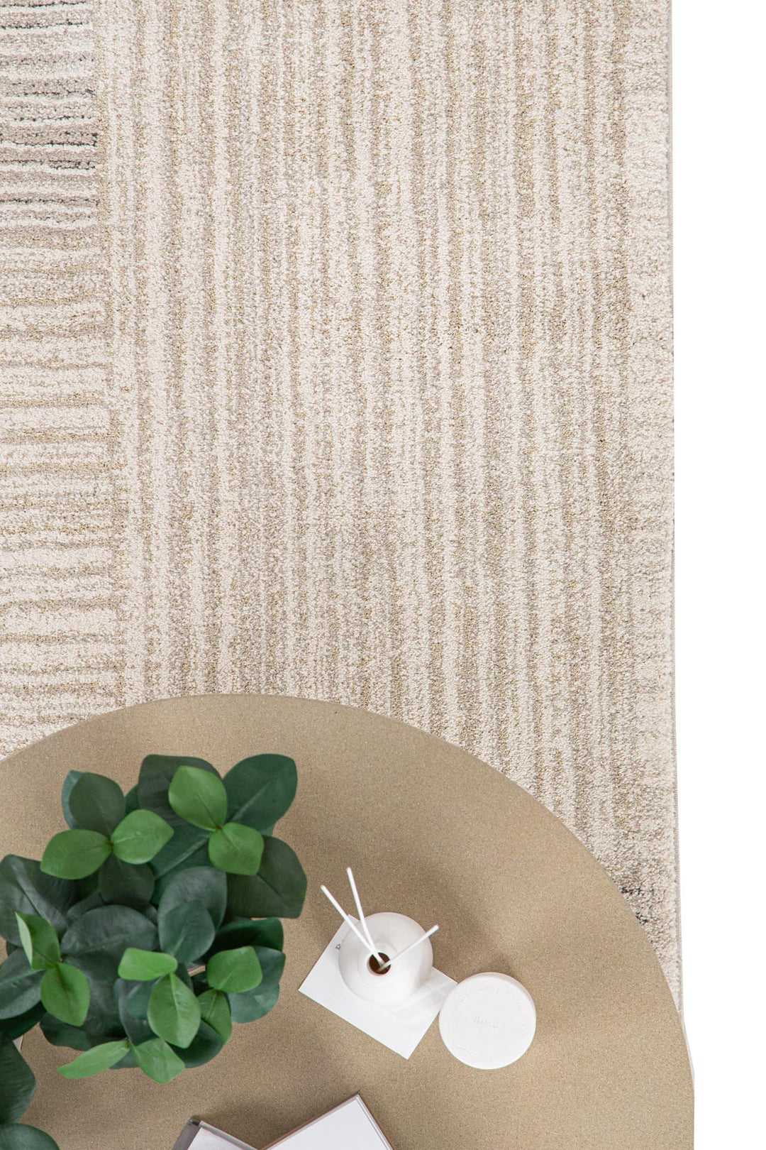 Μοντέρνο Χαλί Λευκό Πολυεστερικό Solid Royal Carpet 1.60X2.30 (1760)