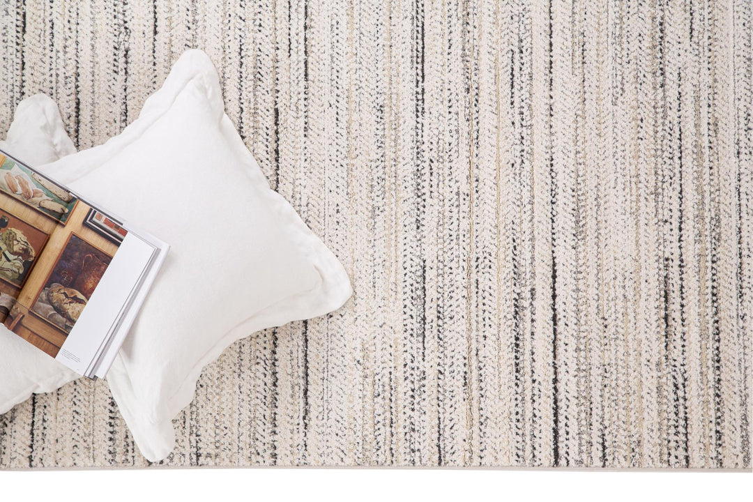 Μοντέρνο Χαλί Λευκό Πολυεστερικό Solid Royal Carpet 1.33X1.90 (1772A)