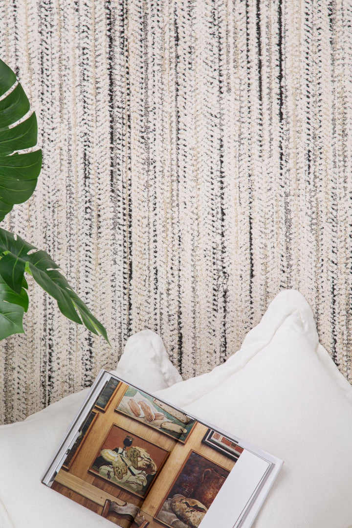 Μοντέρνο Χαλί Λευκό Πολυεστερικό Solid Royal Carpet 1.33X1.90 (1772A)