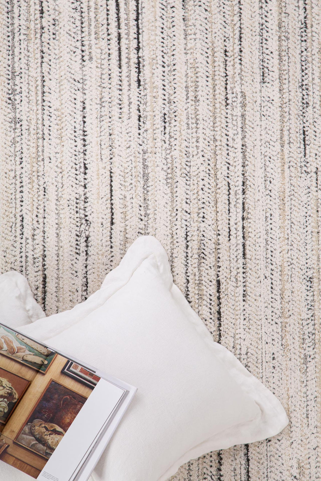 Μοντέρνο Χαλί Λευκό Πολυεστερικό Solid Royal Carpet 1.60X2.30 (1772A)