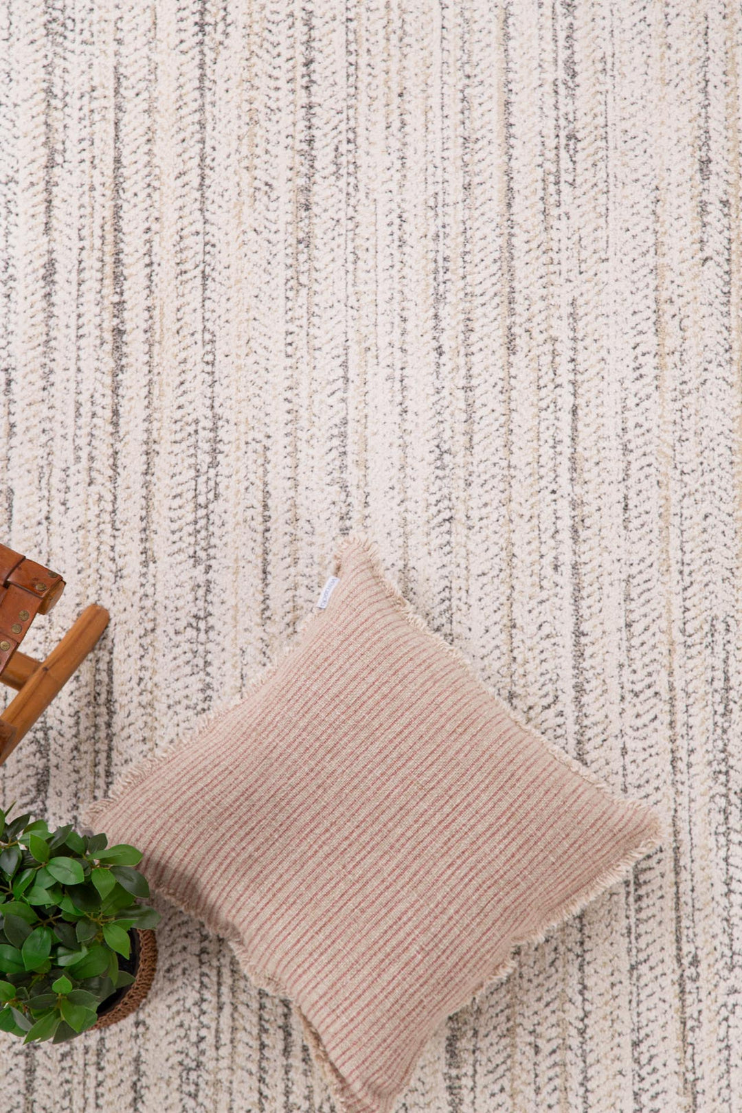 Μοντέρνο Χαλί Λευκό Πολυεστερικό Solid Royal Carpet 1.60X2.30 (1772C)
