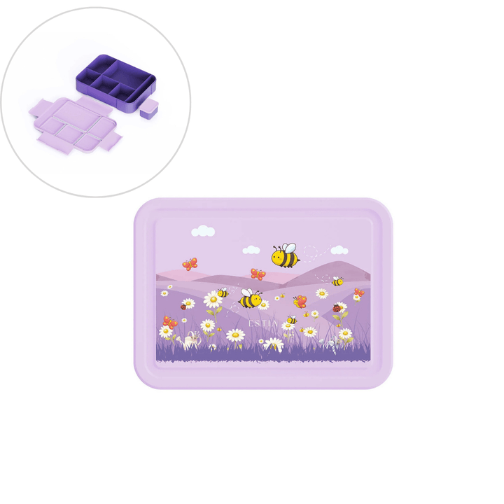 Παιδικό Φαγητοδοχείο Save The Aegean 1330ml Με 5 Θήκες Garden Friends Estia