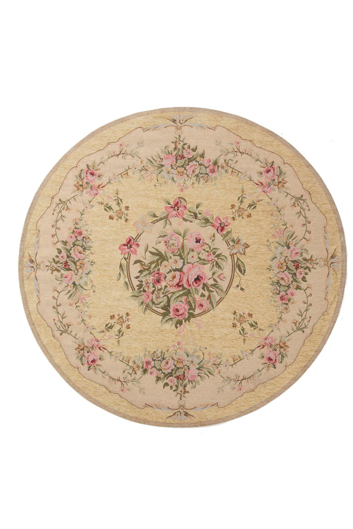 Χαλί Αντιολισθητικό Φλοράλ Μπεζ Canvas Classic Royal Carpet (204J)