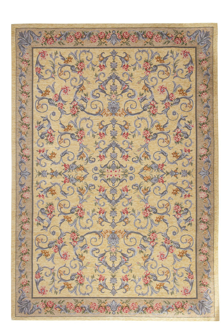 Χαλί Αντιολισθητικό Φλοράλ Μπεζ Canvas Classic Royal Carpet (225T)