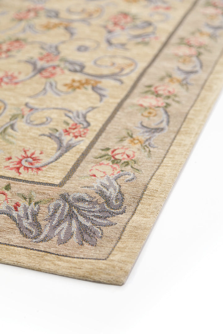 Χαλί Αντιολισθητικό Φλοράλ Μπεζ Canvas Classic Royal Carpet (225T)