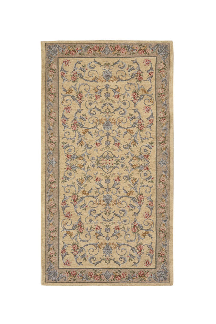 Χαλί Αντιολισθητικό Φλοράλ Μπεζ Canvas Classic Royal Carpet (225T)