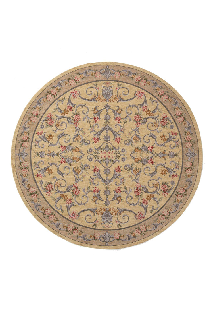 Χαλί Αντιολισθητικό Φλοράλ Μπεζ Canvas Classic Royal Carpet (225T)