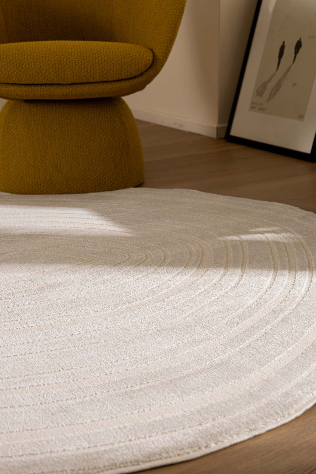 Μοντέρνο Χαλί Εκρού Πολυεστερικό Organic Shape Royal Carpet 2.00X2.90