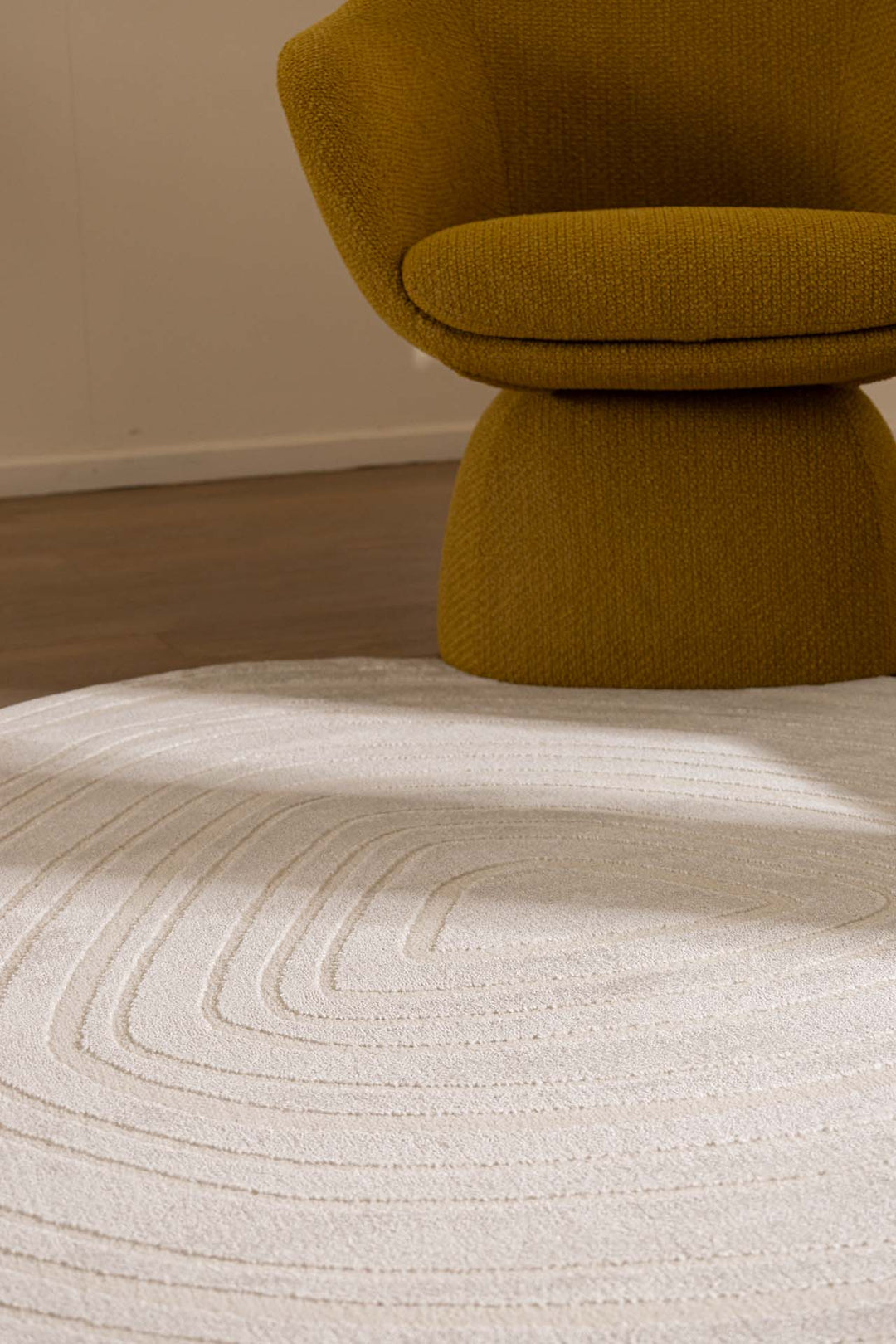 Μοντέρνο Χαλί Εκρού Πολυεστερικό Organic Shape Royal Carpet 2.00X2.90