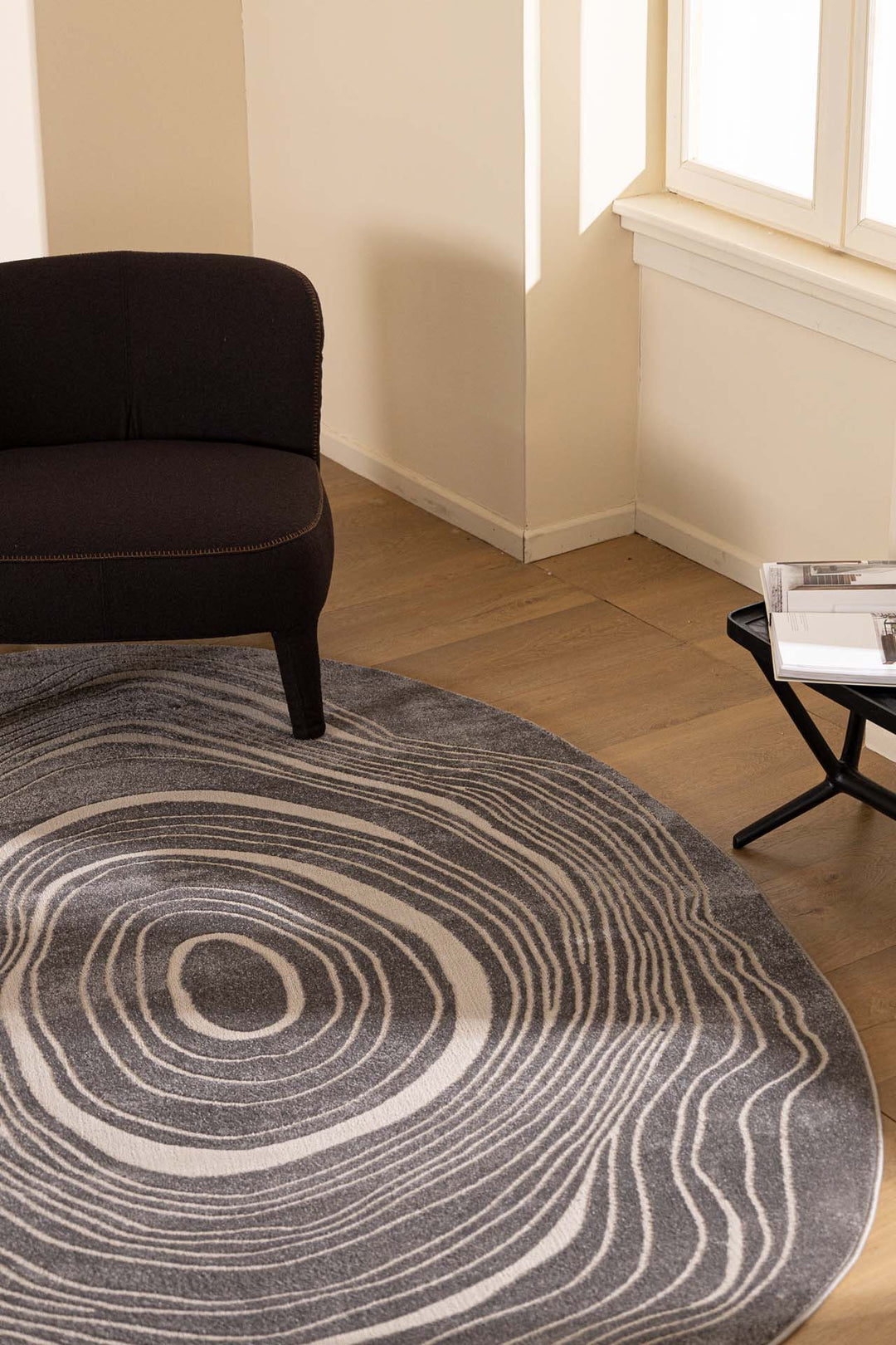Μοντέρνο Χαλί Γκρι Πολυεστερικό Organic Shape Royal Carpet 2.00X2.90