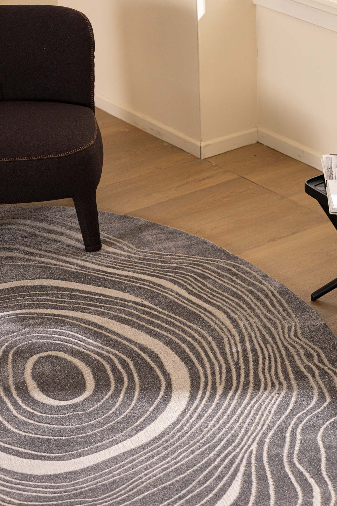 Μοντέρνο Χαλί Γκρι Πολυεστερικό Organic Shape Royal Carpet 1.60X2.30