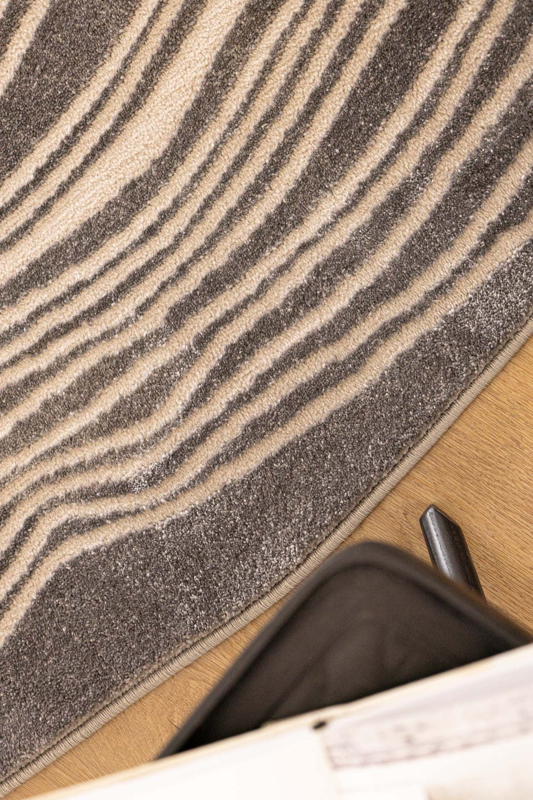 Μοντέρνο Χαλί Γκρι Πολυεστερικό Organic Shape Royal Carpet 1.33X1.90