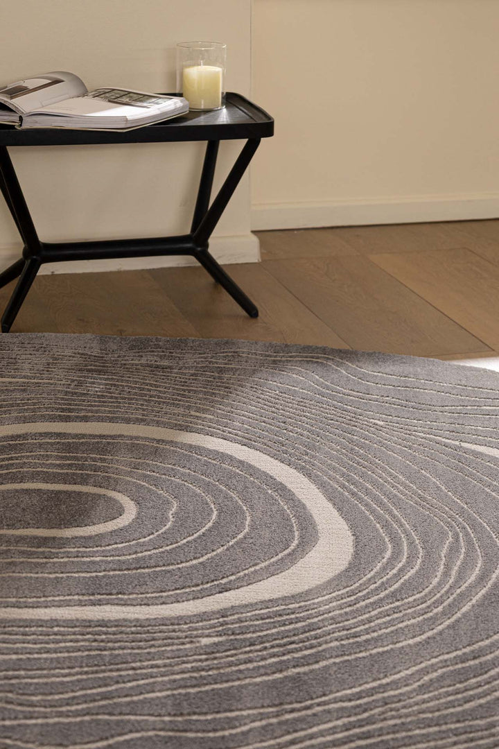 Μοντέρνο Χαλί Γκρι Πολυεστερικό Organic Shape Royal Carpet 2.00X2.90