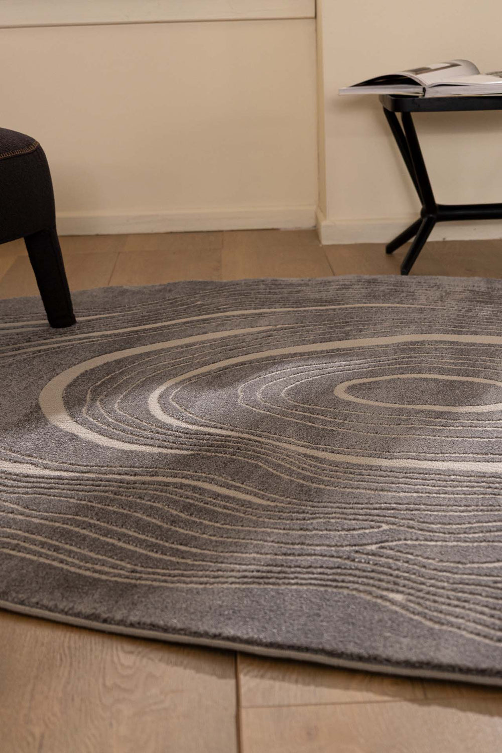 Μοντέρνο Χαλί Γκρι Πολυεστερικό Organic Shape Royal Carpet 1.60X2.30