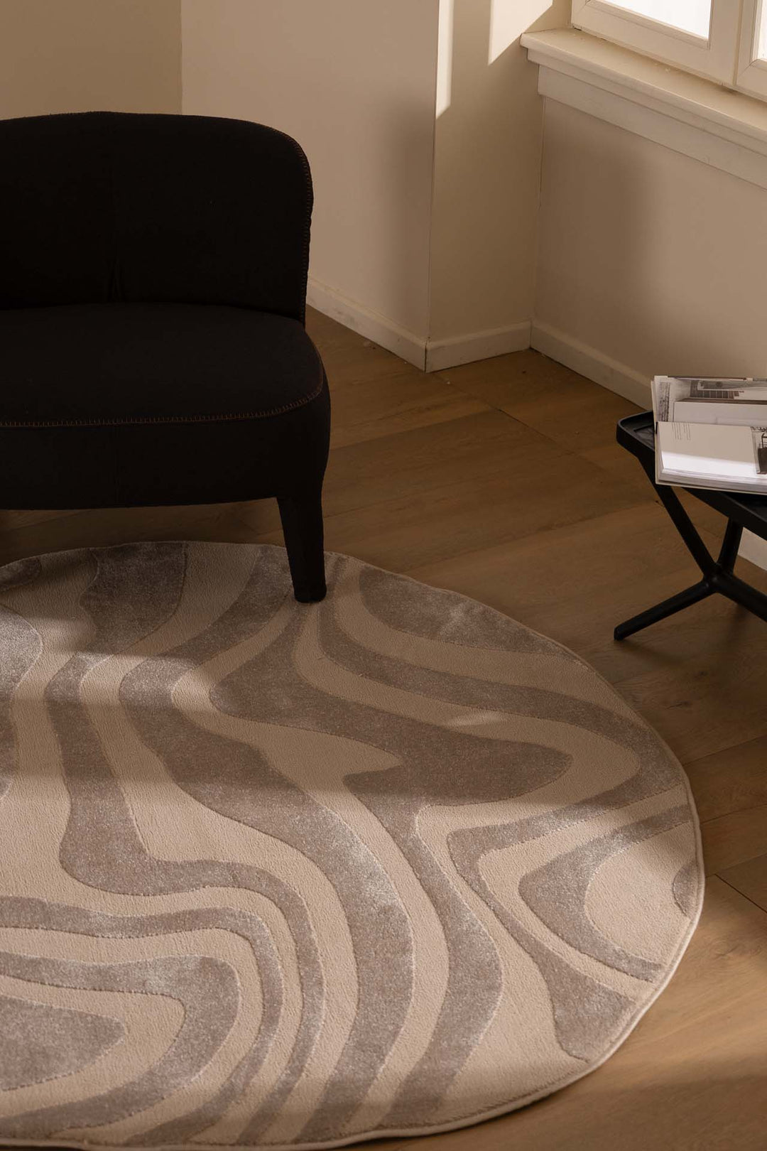 Μοντέρνο Χαλί Μπεζ Πολυεστερικό Organic Shape Royal Carpet 2.00X2.00