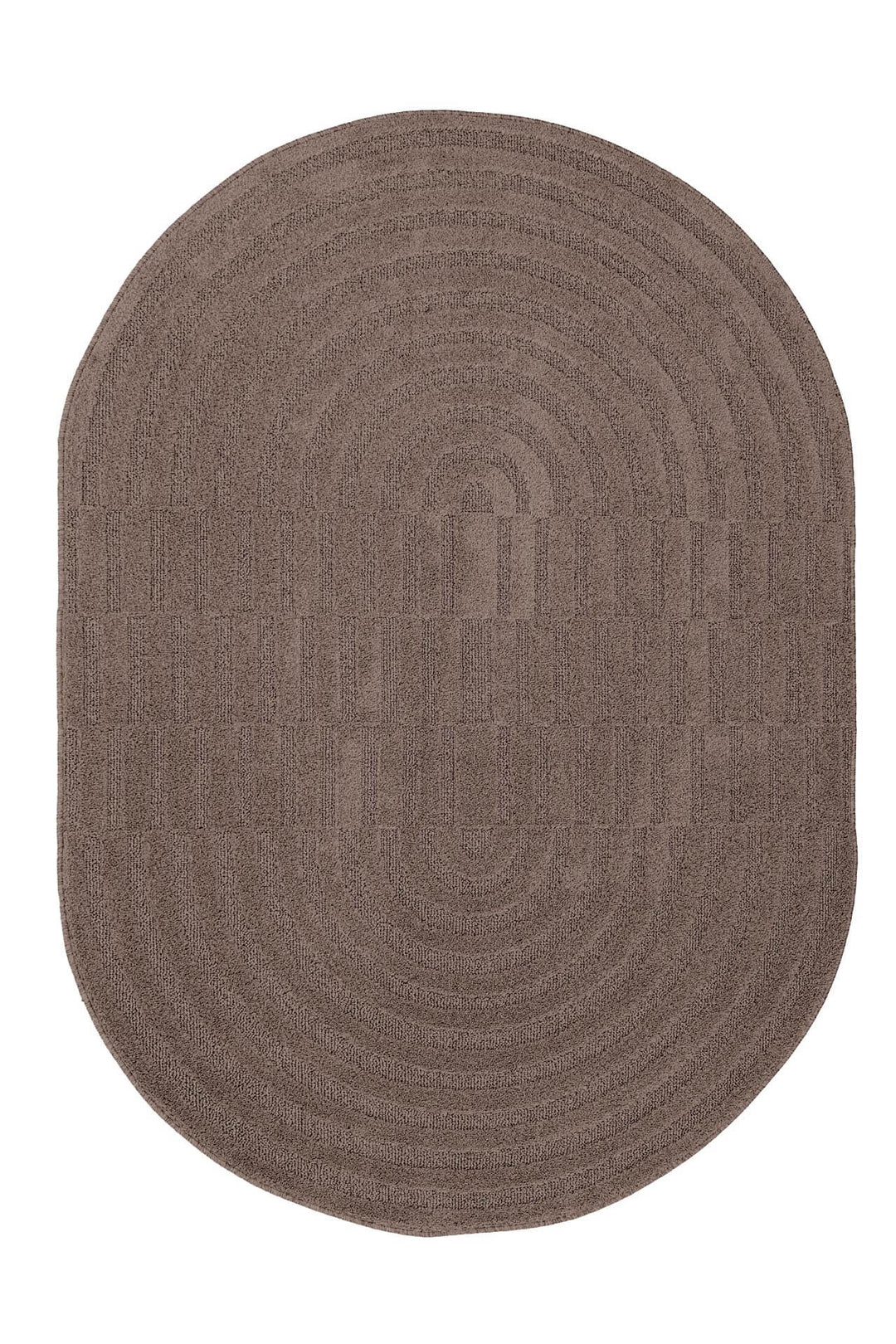 Μοντέρνο Χαλί Οβάλ Καφέ Jazz 2972A Royal Carpet 1.60X2.30cm