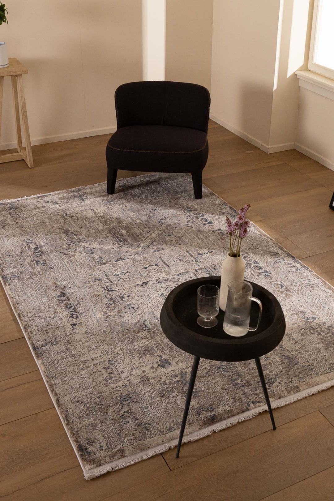 Vintage Χαλί Γκρι-Μπεζ Πολυεστερικό Allure Royal Carpet 2.00X2.90 (30143)