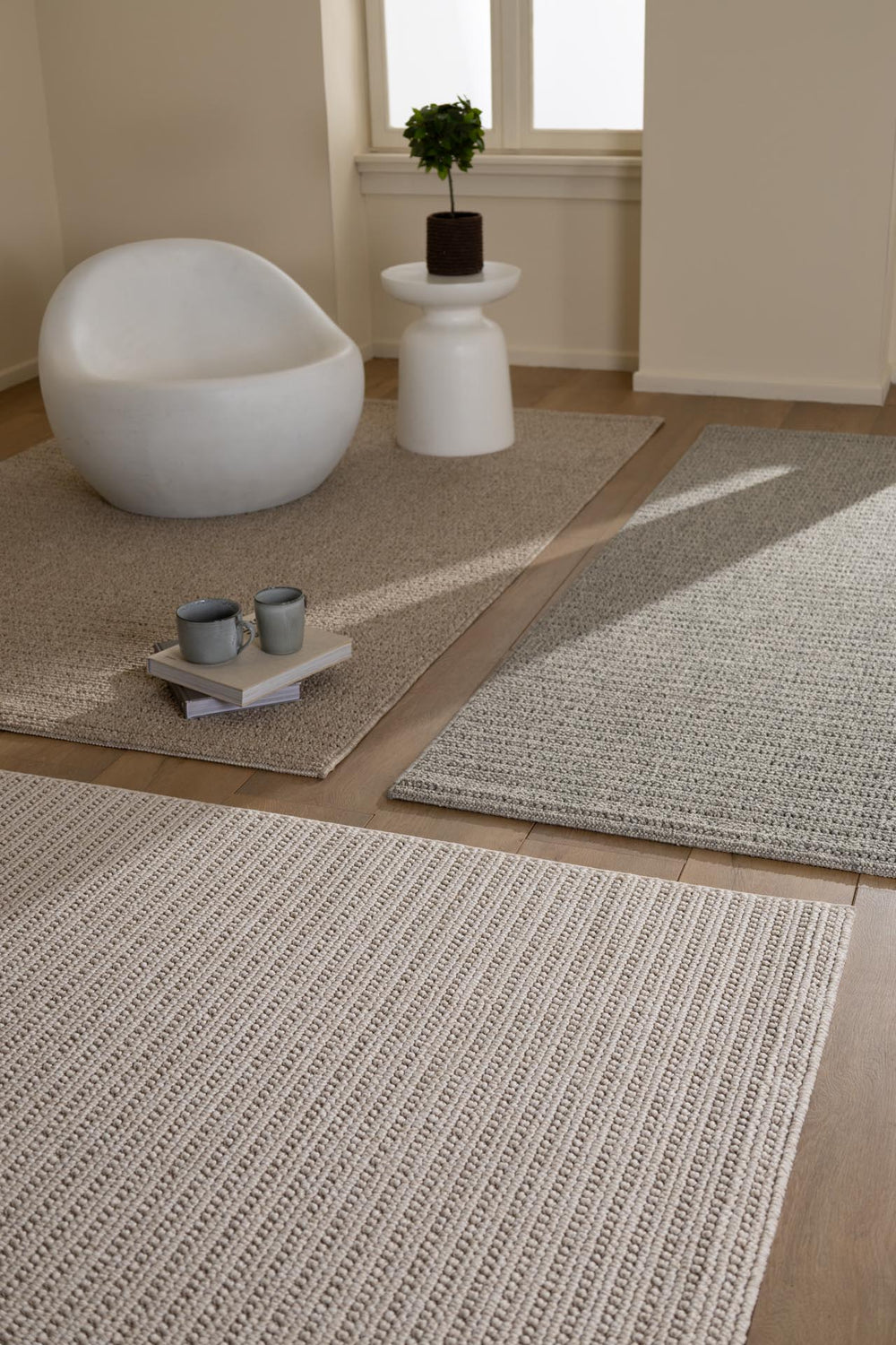 Ψάθινο Χαλί Κρεμ Eco Royal Carpet 1.60X2.30 (3190CR)