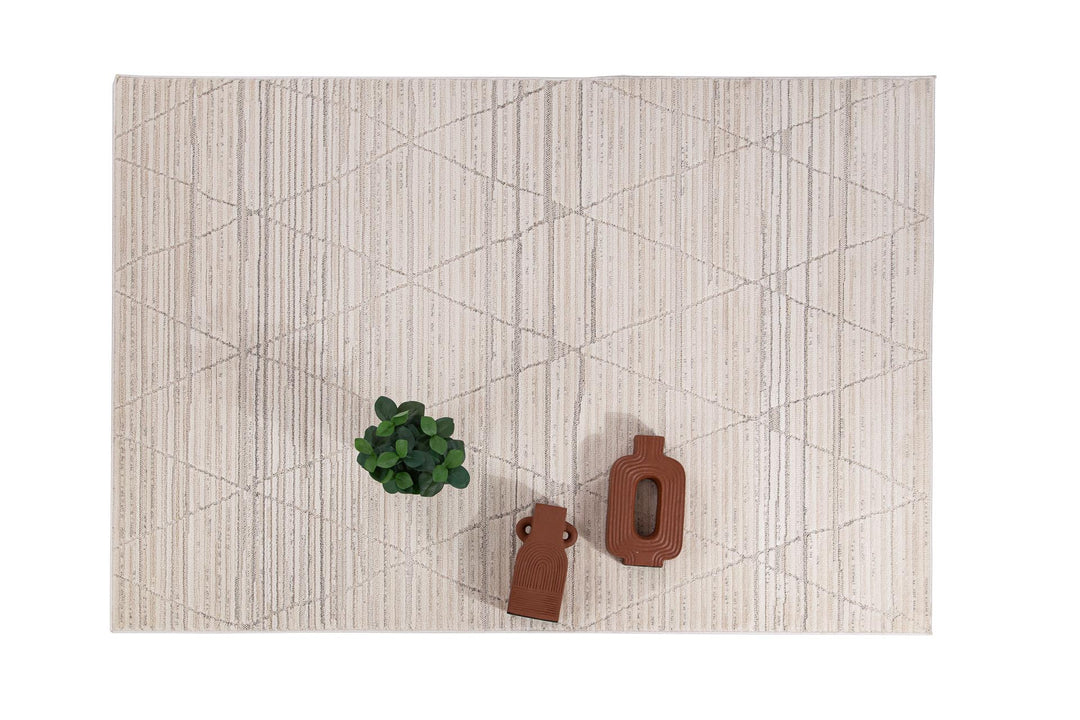 Μοντέρνο Χαλί Luna 2.00X2.50 - 32215A Μπεζ Royal Carpet
