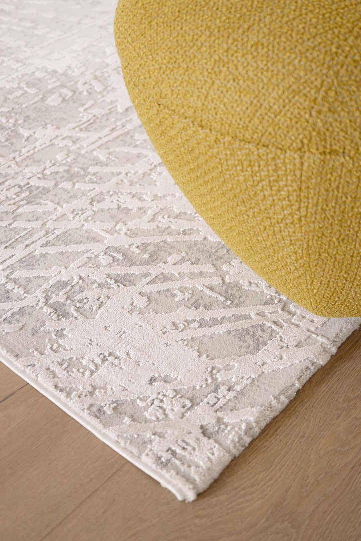 Μοντέρνο Χαλί Λευκό Πολυεστερικό Silky Royal Carpet 2.00X2.50 (340D)