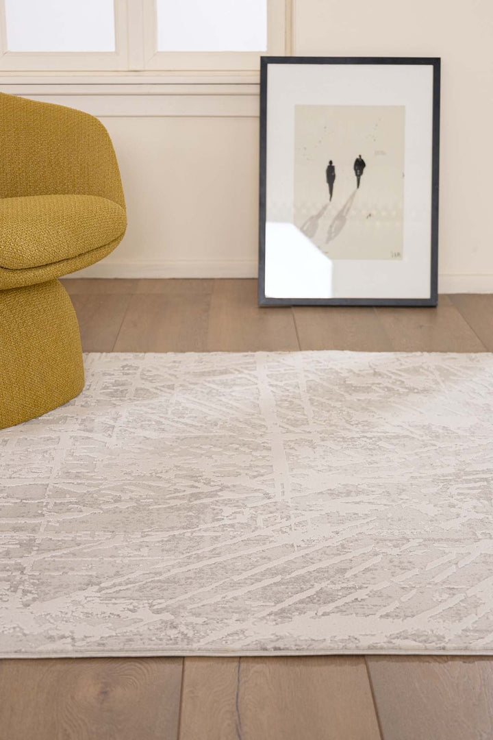 Μοντέρνο Χαλί Λευκό Πολυεστερικό Silky Royal Carpet 2.00Χ2.90 (340D)