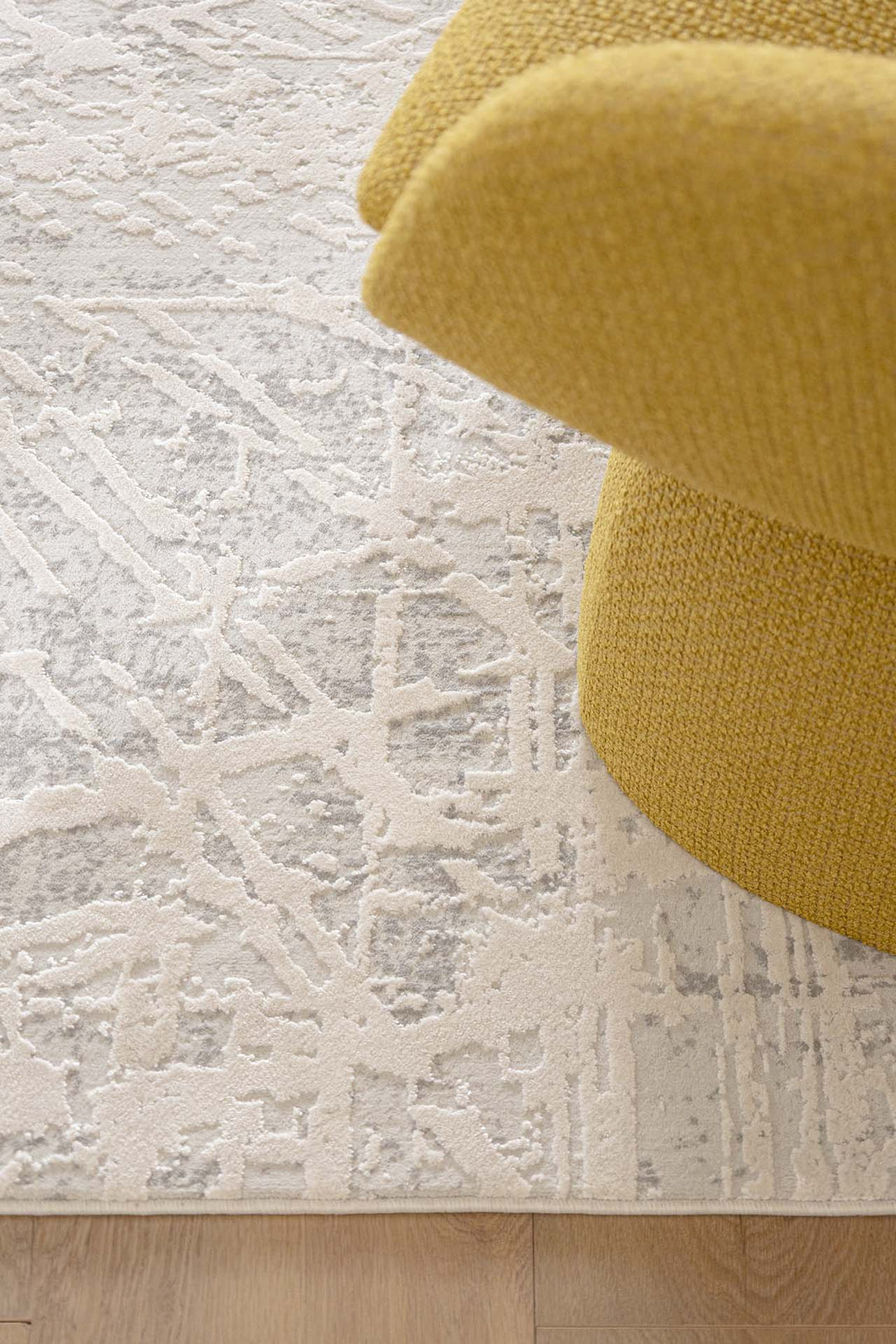 Μοντέρνο Χαλί Λευκό Πολυεστερικό Silky Royal Carpet 2.00Χ2.90 (340D)