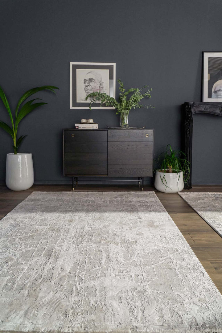 Μοντέρνο Χαλί Λευκό Πολυεστερικό Silky Royal Carpet 2.00X2.50 (340D)