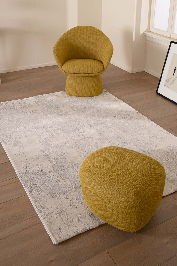 Μοντέρνο Χαλί Λευκό Πολυεστερικό Silky Royal Carpet 1.60Χ2.30 (341D)