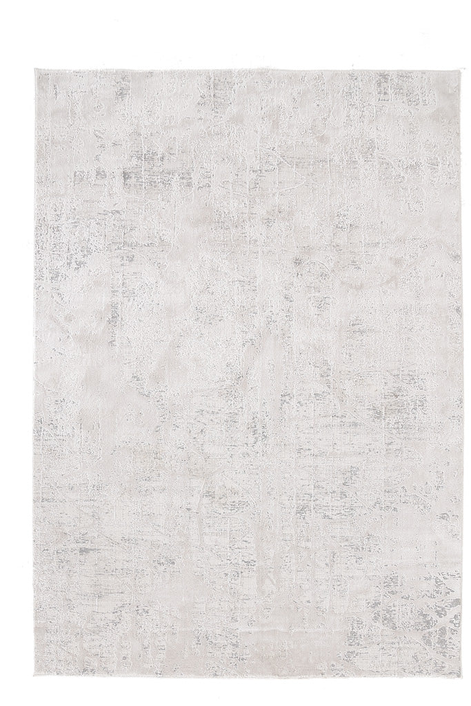 Μοντέρνο Χαλί Λευκό Πολυεστερικό Silky Royal Carpet 0.70Χ1.40 (341D)
