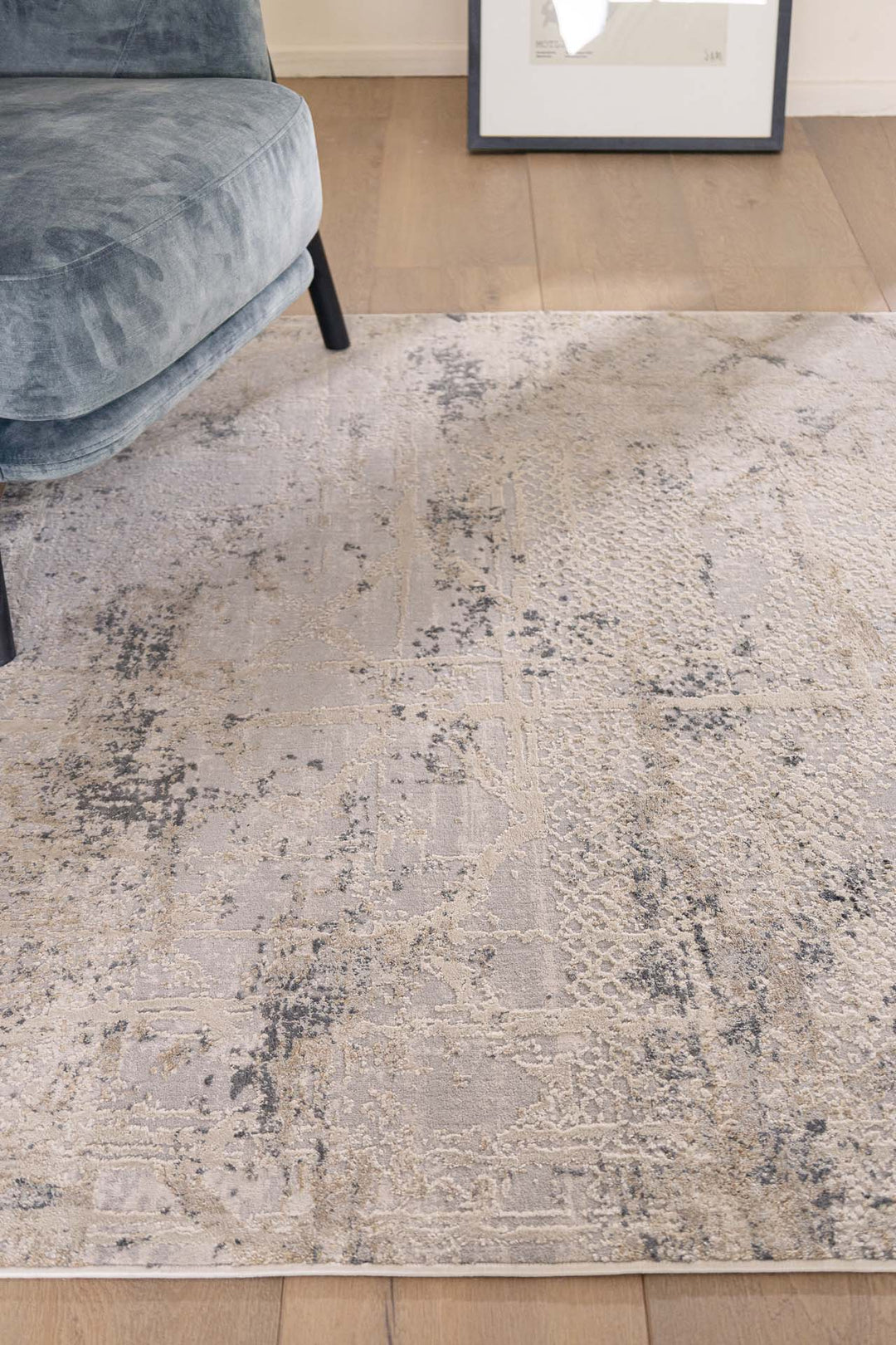 Μοντέρνο Χαλί Γκρι Πολυεστερικό Silky Royal Carpet 2.40Χ3.00 (344A)