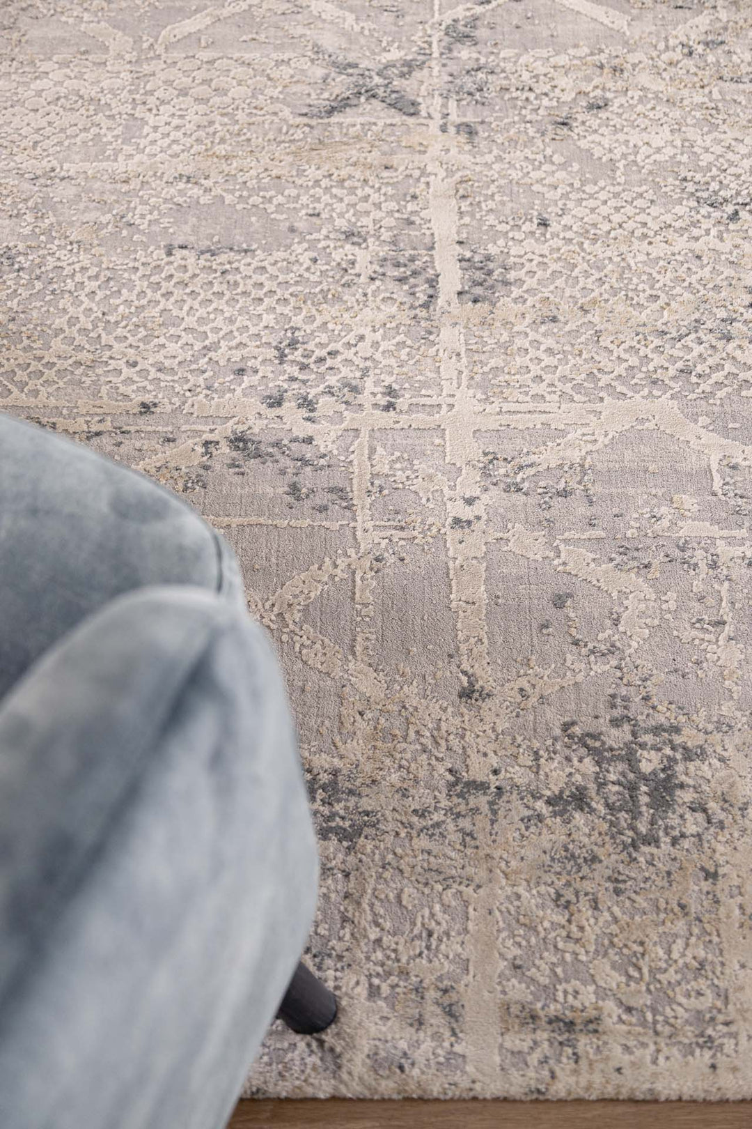 Μοντέρνο Χαλί Γκρι Πολυεστερικό Silky Royal Carpet 2.40Χ3.00 (344A)