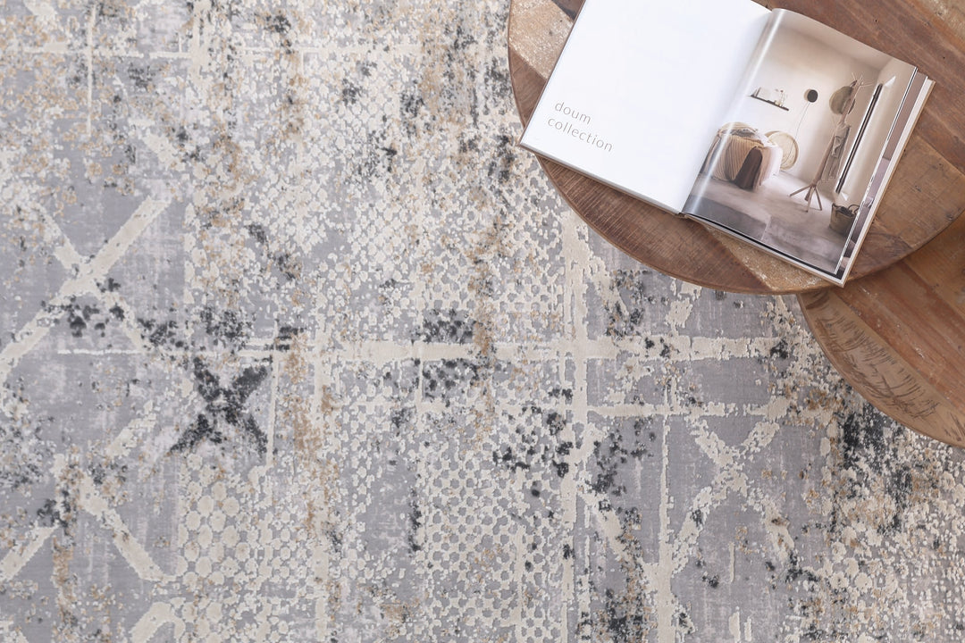 Μοντέρνο Χαλί Γκρι Πολυεστερικό Silky Royal Carpet 2.40Χ3.00 (344A)