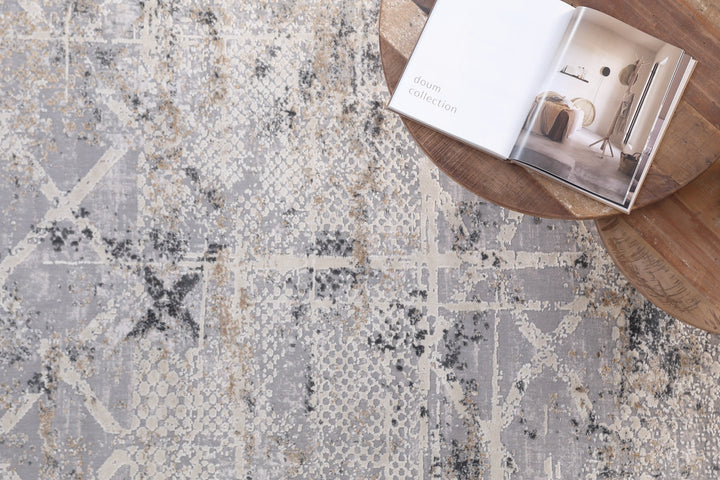 Μοντέρνο Χαλί Γκρι Πολυεστερικό Silky Royal Carpet 2.40Χ3.00 (344A)