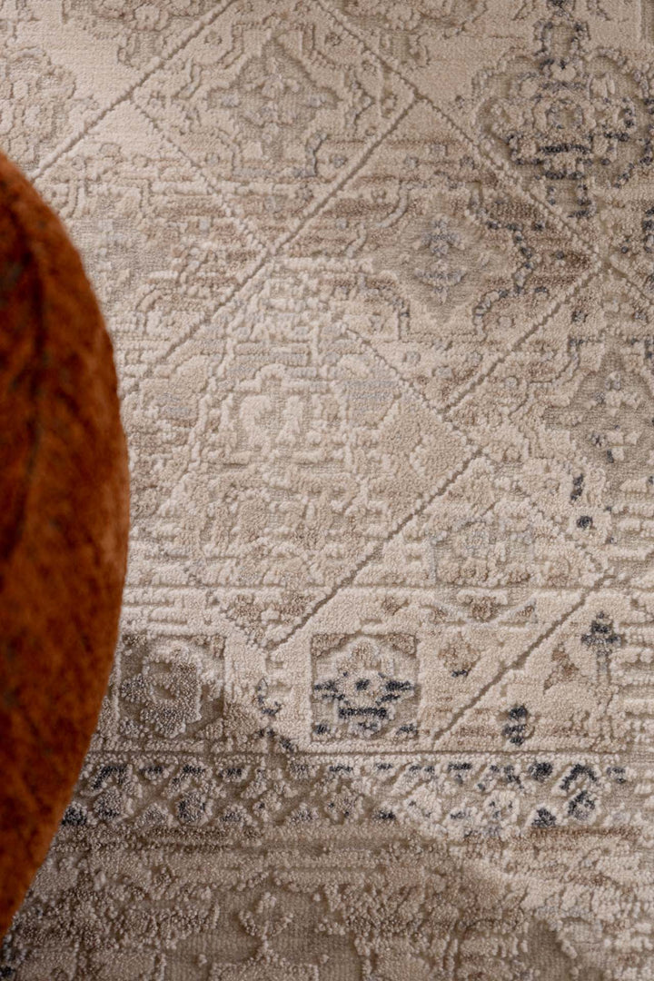 Vintage Χαλί Γκρι-Μπεζ Πολυεστερικό Allure Royal Carpet 2.40Χ3.50 (37379)