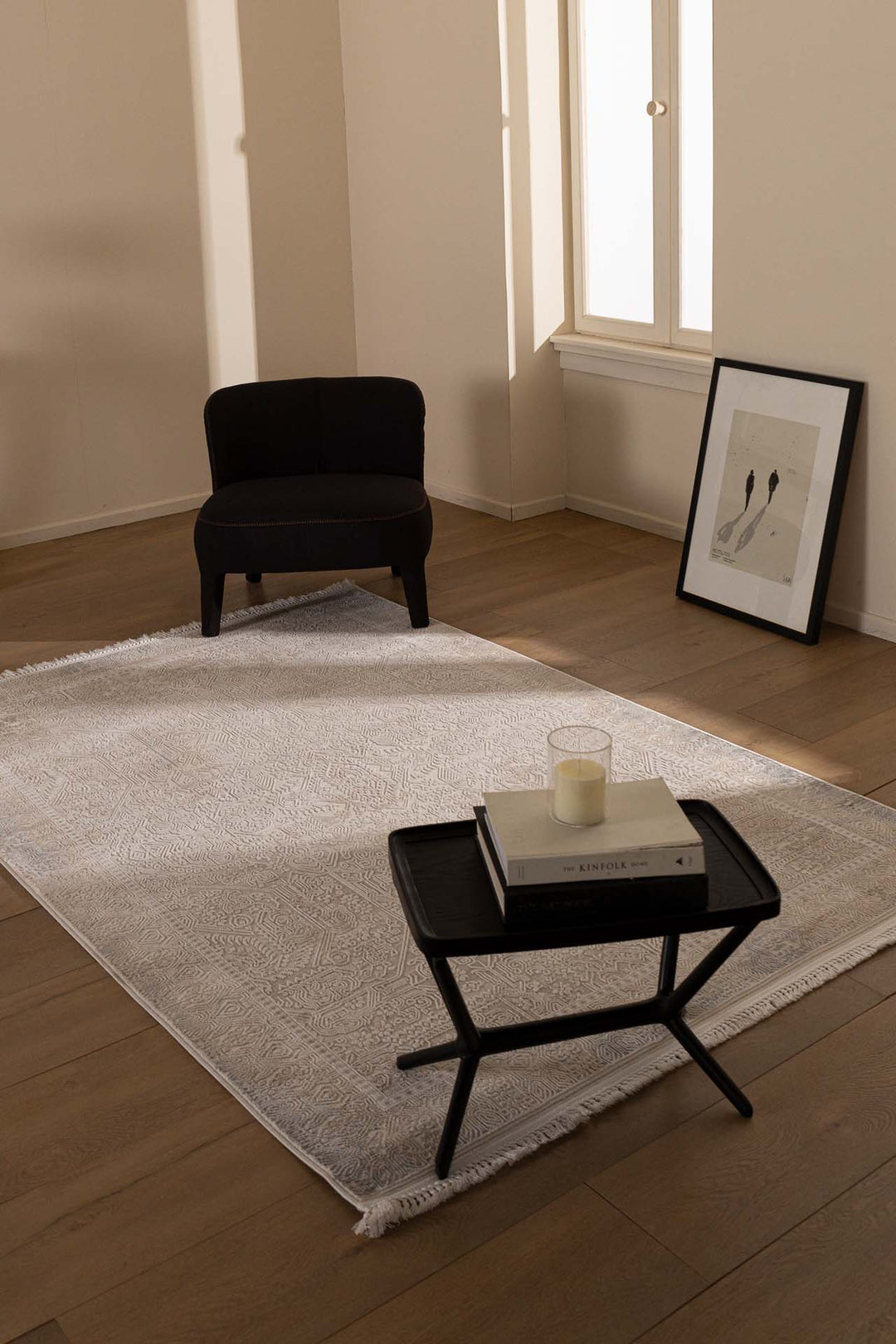 Vintage Χαλί Γκρι-Μπεζ Πολυεστερικό Allure Royal Carpet 1.40Χ2.00 (37538)