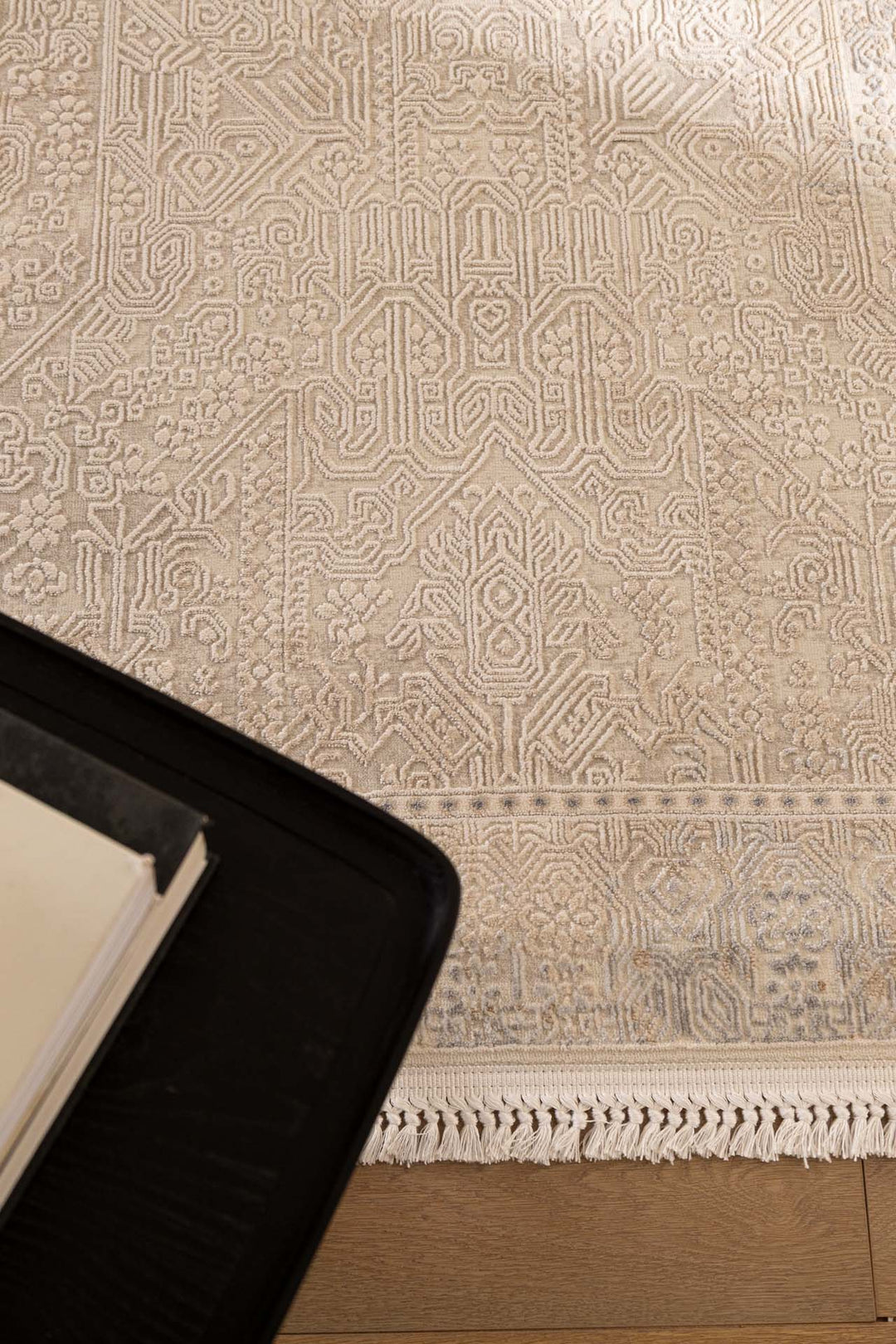 Vintage Χαλί Γκρι-Μπεζ Πολυεστερικό Allure Royal Carpet 1.60Χ2.30 (37538)