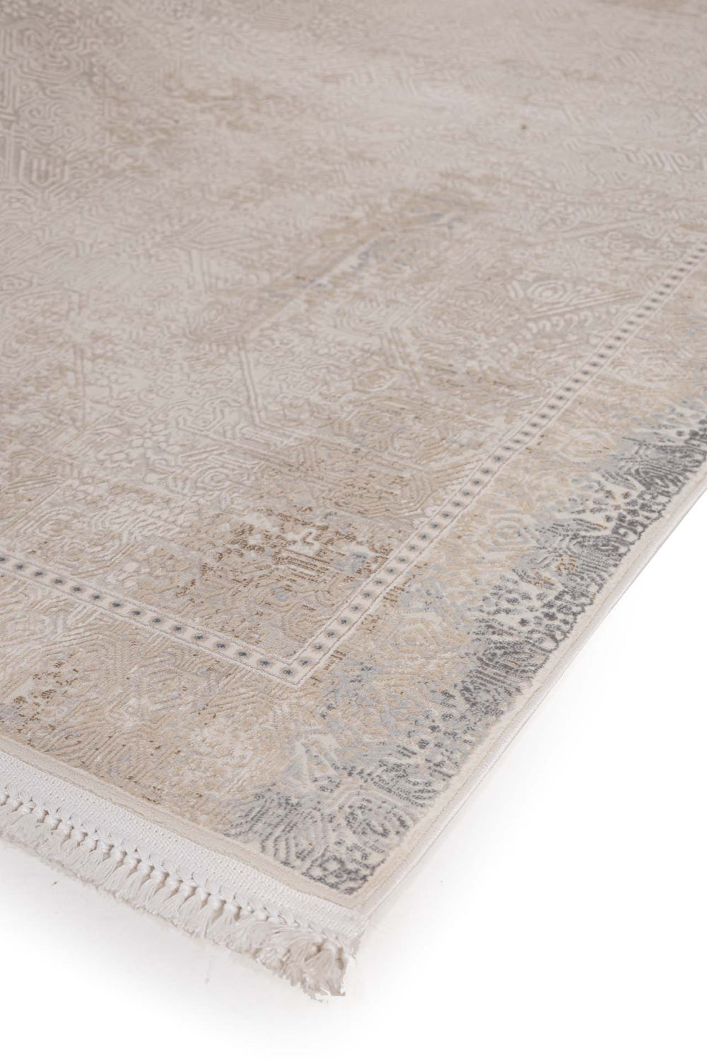 Vintage Χαλί Γκρι-Μπεζ Πολυεστερικό Allure Royal Carpet 1.40Χ2.00 (37538)